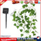 LED Solar Rattan Decorative Light String Outdoor Courtyard Leaf Lamps (B) Newly