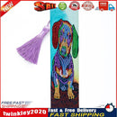 Tassel DIY Special Shaped Drill Diamond Painting Bookmark Kit (AA268 Dog) Newly