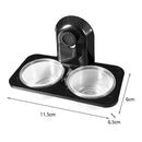 Reptile Dual Purpose Water Food Pot Gecko Bread Insect Feeding Bowl (A)