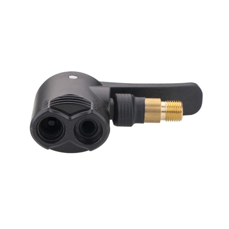 2 in 1 Inflatable Pump Car Tire Air Chuck Valve Connector Adapter (A)