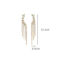 Women's Jewelry Tassel Ear Cuff Earrings Chain Ear Clips Cartilage Clip