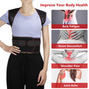 Extended Heated Waistcoat Breathable Thermal Wrap Lumbar Pad for Outdoor Walking