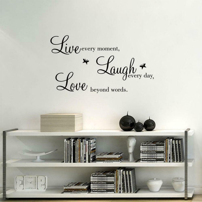 Live Laugh Love Family Home Quote Wall Stickers Art Removable Decals Room U4X1