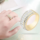 Exquisite Promise Womens Jewelry Diamond Ring Wedding Ring Christmas Gift