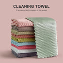 Microfiber Cleaning Towel Absorbent Household Kitchen Dish Cloths Wiping Rags