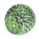 Solar LED Hollow Hanging Ball Light Outdoor Waterproof Garden Lamp (Green) Newly