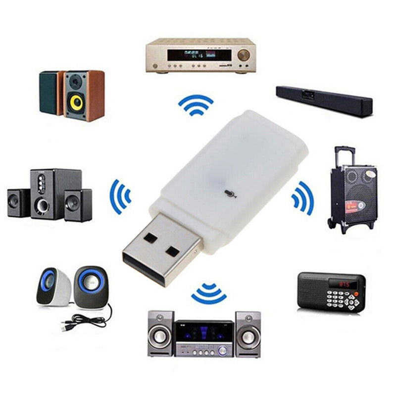 USB Bluetooth Receiver Audio Wireless Adapter Car AUX Stereo MP3 Music Receiver