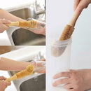 Coconut Silk Pan Brush Wooden Handle Non-slip Handle Zero Hanging R7X1 X0V0