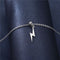 Women Jewelry Men Lightning Pendant Stainless Steel Necklace Choker Long Chain