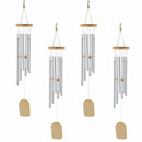 Pendant Garden Decor Hanging Decorations Solid Wood Wind Chime Aluminum Tubes