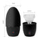 Kitchen Electric Golden Egg Maker Yolk White Mixer Egg Shaker (EU Black)