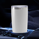 Thermal Car Mug Cup Stainless Coffee Vacuum Insulated Water Bottle (White) Newly