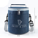 Fashion Thermal Insulated Camping Lunch Box Picnic Bags Handbag Food Storage