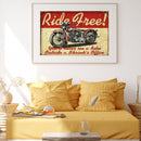 5D Motorcycle Poster Mosaic Round Drill Diamond Painting Rhinestone Picture Gift
