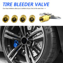 Offroad Tire Emptying Keychain Solid Brass Tire Air Drain Tool