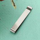 Long Metal Stainless Steel Money Clip Collar Card Clip Cash Holder Folder