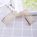 Fork Comb 5pcs Fixed Clip Metal Fine Tooth Hair Clip Wedding Hair Decoratio