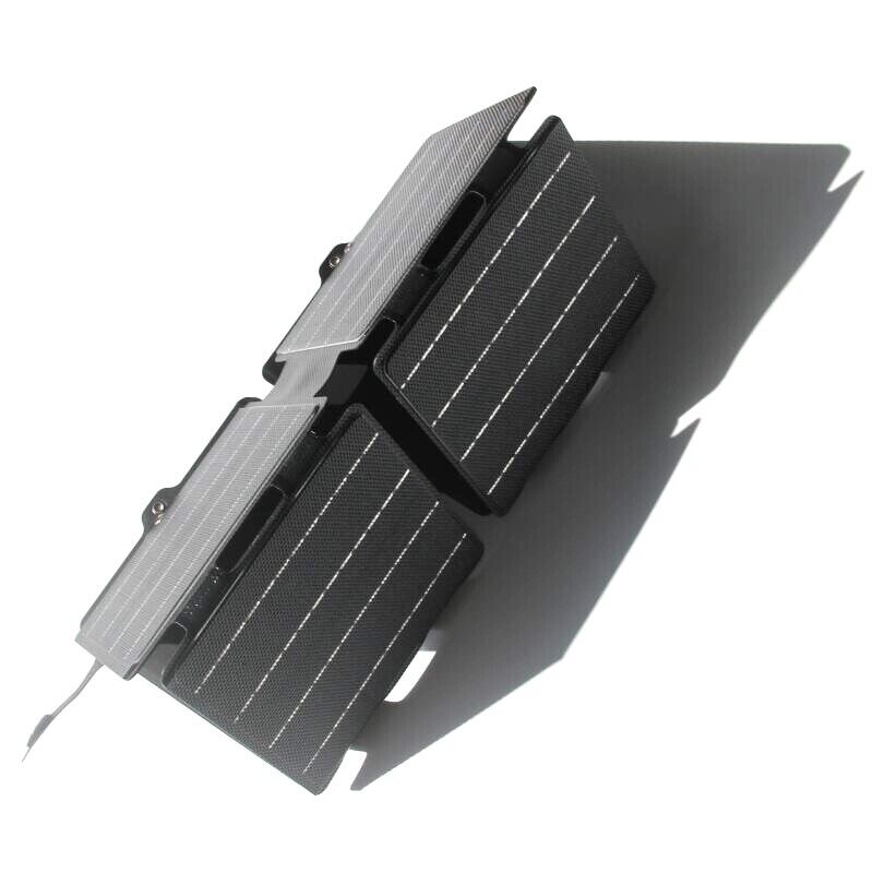 30W 5V/12V 3A ETFE Solar Panel Charger Folding Mobile Phone Mobile Power Charger