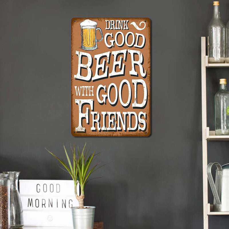 Letters Metal Sign Plaque Retro Wall Posters for Home Cafe Bar Decor (5)