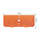 Mat Sink Splash Guard Water Catcher Drying Pads for Kitchen (Orange)