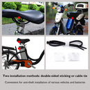 Wireless Anti-Theft Bike Alarm Motorcycle Warning Vibration Sensor (22R1) Newly