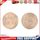 Alphabet Letters Wax Sealing Stamp Head Round Copper Stamps Craft Decor (B)