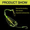 Barbed Fishing Hooks 4pcs Carp Fishhook Jig Set Carp Fishing Accessories Tackle