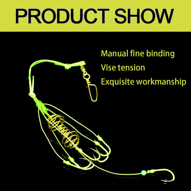Barbed Fishing Hooks 4pcs Carp Fishhook Jig Set Carp Fishing Accessories Tackle