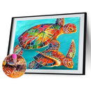 Diamond Painting Marine Turtle Full Round Drill Picture of Rhinestone Drawing