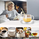 USB Insulation Coaster Heater Electric Coffee Cup Mug Mat Pad for Home Office