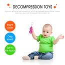 Early Education Stress Reliever Creative Fun Hand Sensory Toys Key Chain Pend