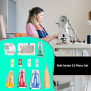 11pcs/set DIY Sewing Machine Accessories with Foot Tape Maker Awl Pin Clips