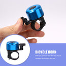 Bike Aluminum Alloy Mini Horn Bicycle Handlebar Alarm Ring Bell (Blue) Newly