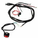 Motorbike Spotlight LED Light Wiring Harness Refit Switch Relay Wire Access
