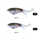 Popper Fishing Lure Topwater Floating Propeller Artificial Swimbait (9g 3)