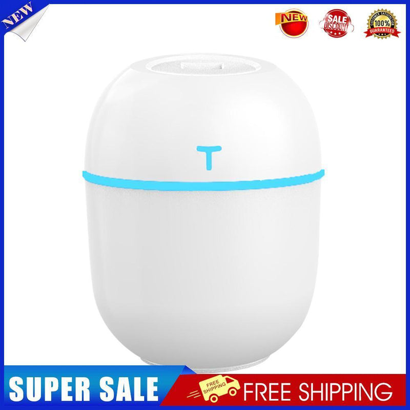 200ml Mini Air Humidifier LED Light USB Essential Oil Diffuser (White)
