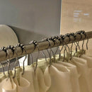 12pcs Metal Rustproof Shower Curtain Double Glide Shower Hooks Bathroom Products