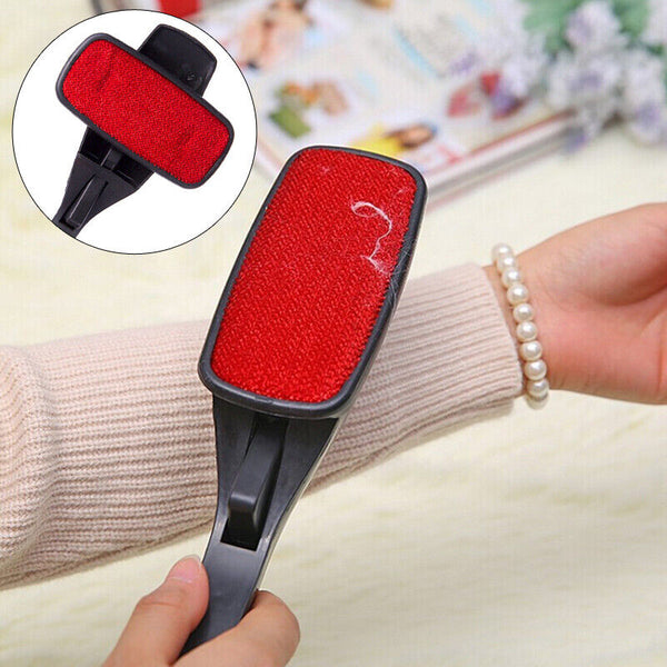 Rotating Lint Brush Fabric Pet Hair Remover Fluff Dust Clean Sofa Clothes S6V9