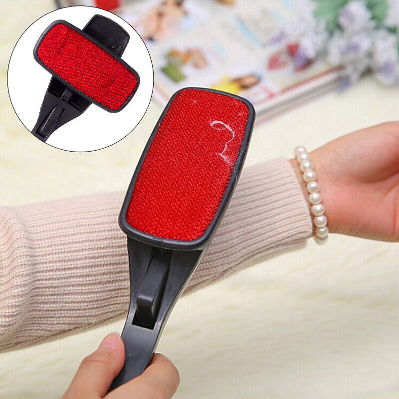 Rotating Lint Brush Fabric Pet Hair Remover Fluff Dust Clean Sofa Clothes S6V9