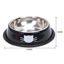 Dog Cat Thick Non-slip Bowl Elevated Drinking Bottle Pet Supplies (Black) Newly