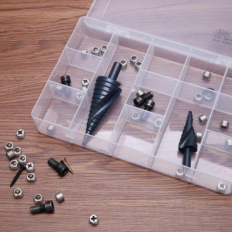 12 Grids Component Storage Box Screw Hardware Tool Holder Organizer Case Newly