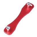 Aluminum Key Holder Organizer Clip Keychain Ring Pocket Keys Wallet (Red)