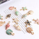 Earring Craft Making Ocean Pendants Sea Shell Conch Charms Handmade Accessories