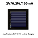 100mA 0.2W 2V Polysilicon DIY Battery Power Charge Module Solar Panel Syste