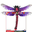 Metal Dragonfly Outdoor Garden Wall Decor Fence Hanging Iron Art (1pc) Newly