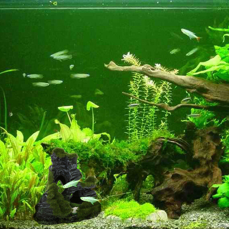 Rockery Mountain Aquarium Ornament Hiding Cave Landscape Decoration For Fis