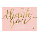 Party Pink Stand By Me Small Business Card Gift From Seller Thank You Card