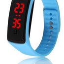 LED Silicone Bracelet Digital Electronic Wristband Unisex Sports Wrist Watches