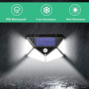 1pc 100LED Solar Wall Lamp Waterproof Garden Wide Angle Motion Sensor Light