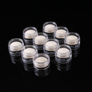 Plastic Round Finger Sponge Daubers Storage Box Organizer Case DIY Drawing Craft